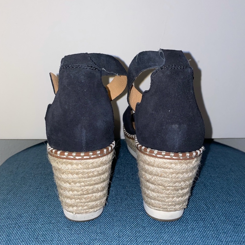 Crown Vintage Black Wedges size 10 - Picture 3 of 6